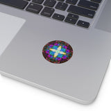 Flower essence Round Vinyl Sticker