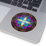 Flower essence Round Vinyl Sticker