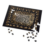 "Ancient texture"  Jigsaw Puzzle with Tin  5 sizes