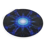 Blue Ray -Round Vinyl Sticker —