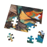 "Fall time" Jigsaw Puzzle   Tin box