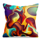 Abstract Flow - Throw Pillow