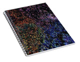 Textured reflections - Spiral Notebook
