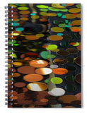 Colorful Circular Reflections - Spiral Notebook