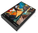 Fall Time artwork on a jigsaw puzzle box