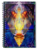 Mystical Radiant Visions - Spiral Notebook