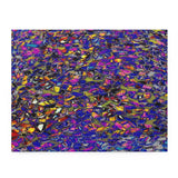 Crystalline  purple and blue