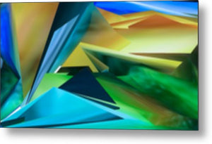 Transforming blocks - Metal Print